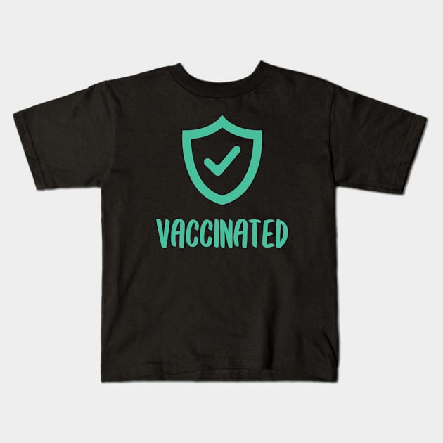 Vaccinated Kids T-Shirt by CHANJI@95